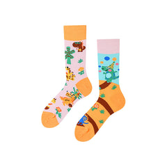 1 Pair INS style personalized cartoon Crew Socks