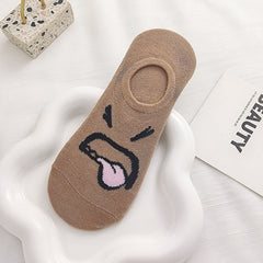 2 Pairs Cartoon funny Ankle Socks