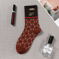 2 Pairs Ins trendy versatile Casual Socks