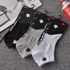 2 Pairs Embroidered sports Ankle Socks