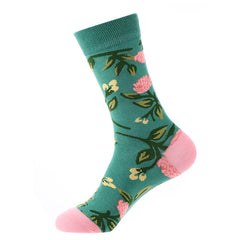 10 Pairs Floral INS Trend Crew Socks