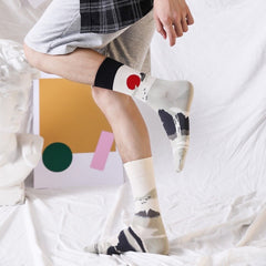 1 Pair Asymmetric Fashion Casual Socks