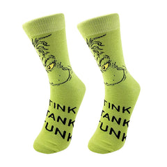 2 Pairs Cartoon Creativity Crew Socks