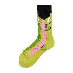 1 Pair Fruit Cartoon Crew Socks