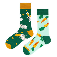 1 Pair Cartoon corgi Meow Crew Socks