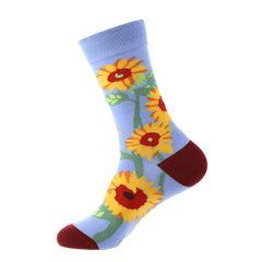 10 Pairs Floral INS Trend Crew Socks