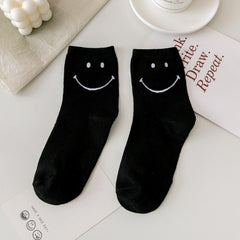 3 Pairs Smiling face stripes Thermal Socks