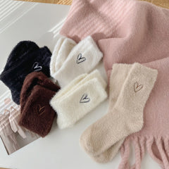 3 Pairs Mink Velvet Love Thermal Socks