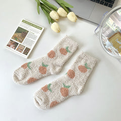 2 Pairs Coral velvet Thermal Socks