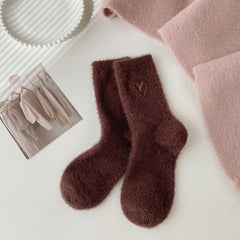 3 Pairs Mink Velvet Love Thermal Socks