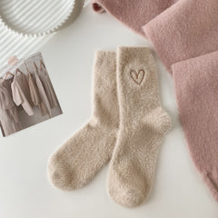 3 Pairs Mink Velvet Love Thermal Socks