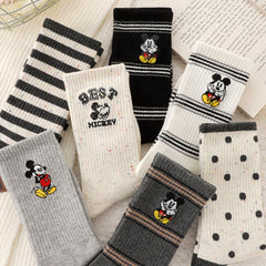 1 Pair Mickey Mouse Cartoon Casual Socks