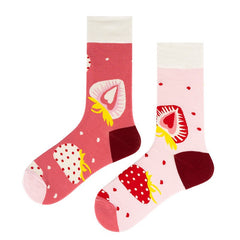 1 Pair Cartoon corgi Meow Crew Socks