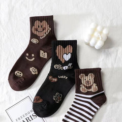 5 Pairs Ins Tide Casual Socks