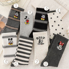 1 Pair Mickey Mouse Cartoon Casual Socks