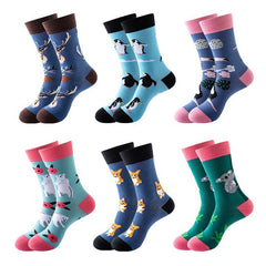 3 Pairs Personalized Trend Casual Socks