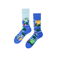 1 Pair INS style personalized cartoon Crew Socks