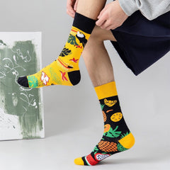 1 Pair Asymmetric Fashion Casual Socks