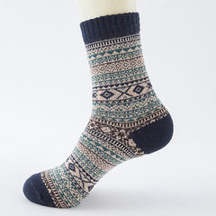 1 Pair Retro rabbit wool Thermal Socks