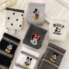 1 Pair Mickey Mouse Cartoon Casual Socks