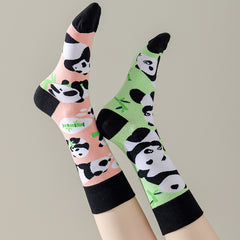 1 Pair INS style personalized cartoon Crew Socks