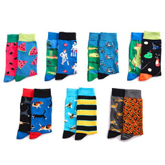 1 Pair Cartoon personality Crew Socks