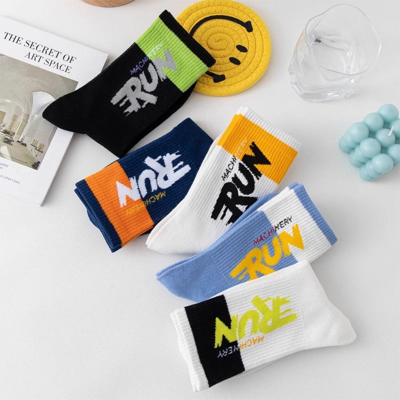 5 Pairs Odor prevention exercise Casual Socks