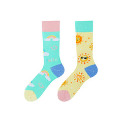 1 Pair Creative Trend Fashion Crew Socks