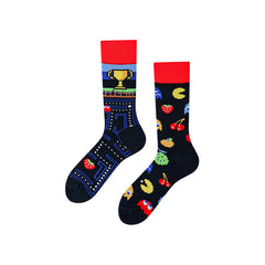 1 Pair INS style personalized cartoon Crew Socks