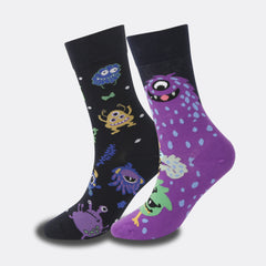 1 Pair Christmas Halloween Crew Socks