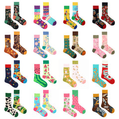 1 Pair Colorful Personality Crew Socks