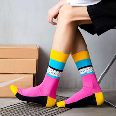 3 Pairs Trendy brand personality Casual Socks