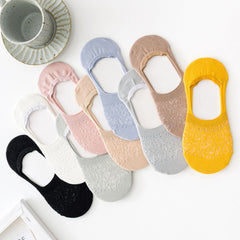 5 Pairs Women Mesh lace Ankle Socks