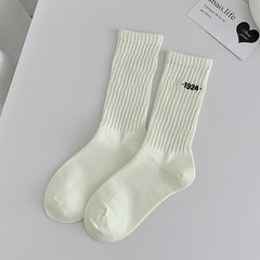 1 Pair Embroidery personality Casual Socks