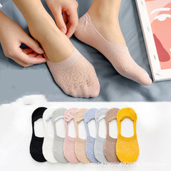 5 Pairs Women Mesh lace Ankle Socks