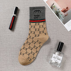 2 Pairs Ins trendy versatile Casual Socks