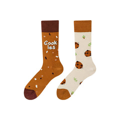 1 Pair Creative Trend Fashion Crew Socks