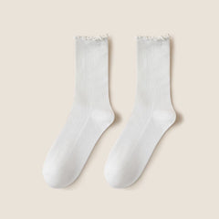 5 Pairs Lace Versatile Casual Socks