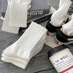 8 Pairs Men Dress Anti odor High Crew Socks